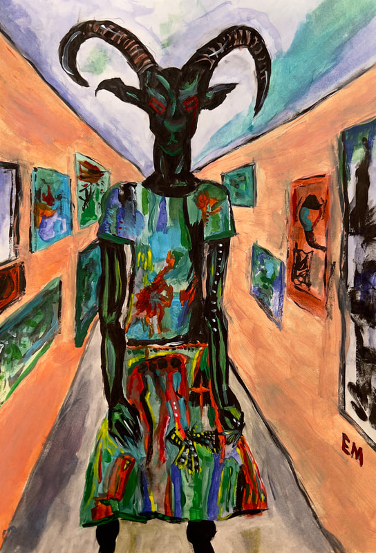 Figure, Emerson Murray, painter, painting, artist, expressive, emotive, figures, DoonArt Tour, Santa Cruz, California