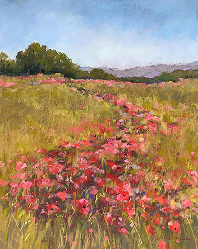 Joan Hellenthal, painter, pastels, oils, artist, DoonArt Tour, Bonny Doon, plein air, landscapes, Santa Cruz, California