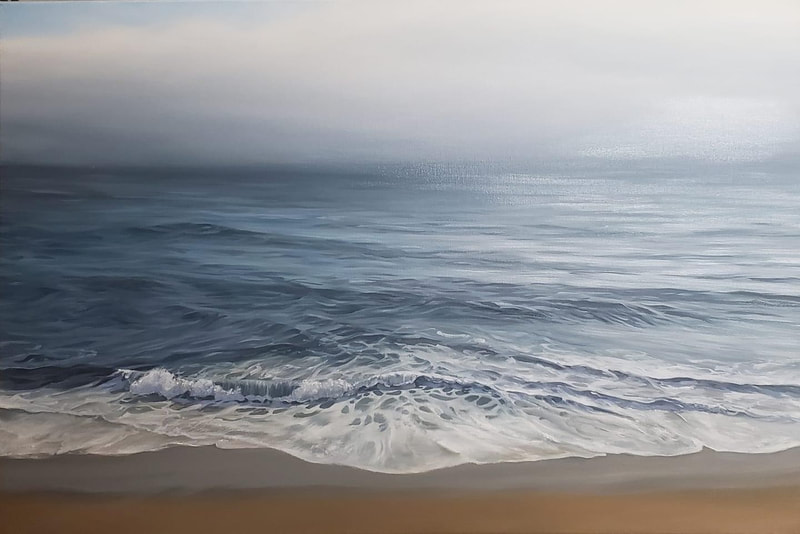 Maureen Sweeny, painter, artist, oil painting, seascapes, DoonArt Tour, Bonny Doon, Santa Cruz, California